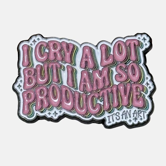 ✨2/$16 or 3/$20✨ 'I Can Do It With A Broken Heart' Enamel Pin Taylor Swift TTPD - Picture 1 of 3